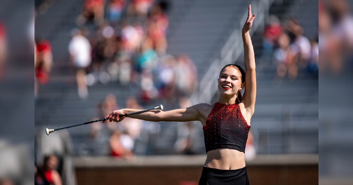 Ball State Twirler Danielle McDonald Takes One Final Spin on the World Stage Ball State Twirler Danielle McDonald Takes One Final Spin on the World Stage